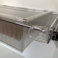 Schublade Roomy - transparent - Aluminium glänzend - Polycarbonat transparent 5